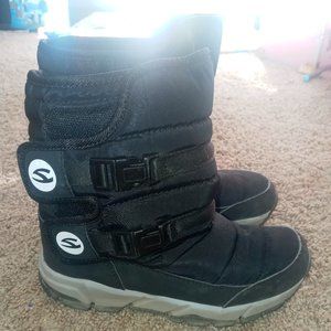 Boys Snow Boots Winter Waterproof Slip Resistant Cold Weather Shoes